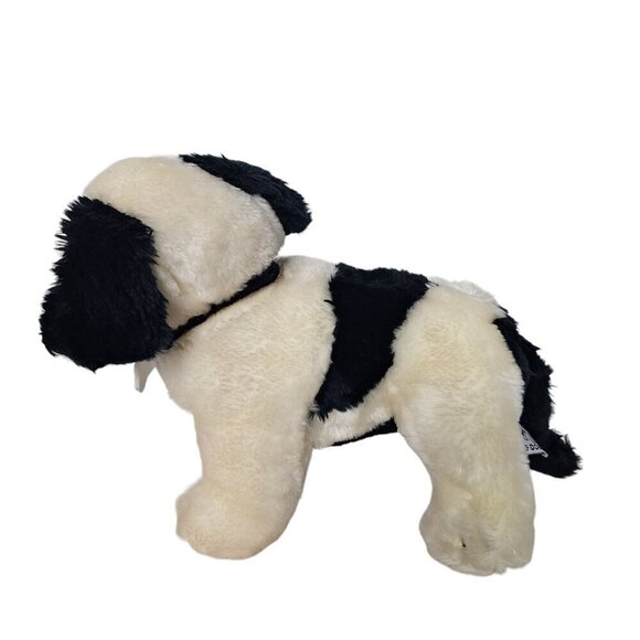 Big Dogs Black White Saint Bernard Plush Puppy 10 Inch - Picture 5 of 9